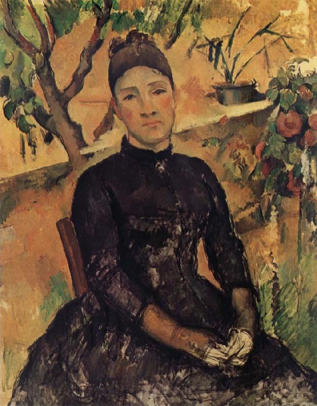 Paul Cezanne Madame Cezanne France oil painting art